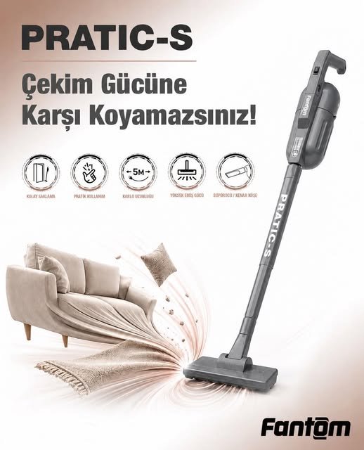 Okcan Teknoloji Instagram paylaşımı — Fantom elektrik süpürgesi